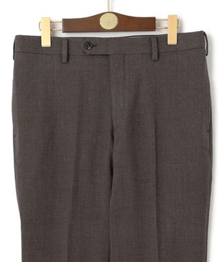 J.PRESS MEN 【J.PRESS MOVING / セットアップ対応】ジャージライク スラックス ダークブラウン系