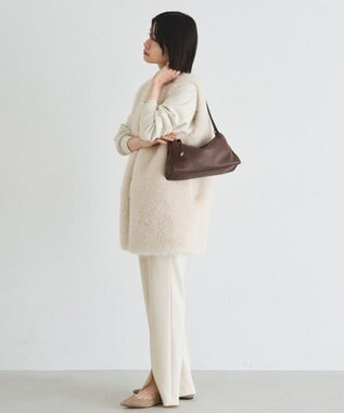 russet レザー2WAYショルダーバッグ(CE-1629) D.Brown