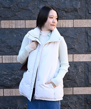 KWD 【日本製/高品質ダウン】STAND COLLAR DOWN VEST ダウンベスト