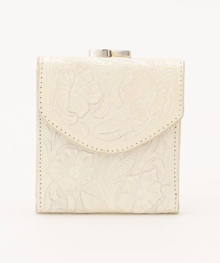 GRACE CONTINENTAL Clasp Wallet パールホワイト