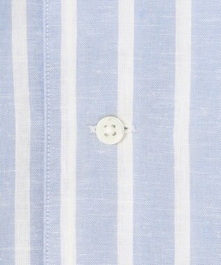J.PRESS MEN 【HYBRID LINEN】オープンカラーシャツ サックスブルー系1