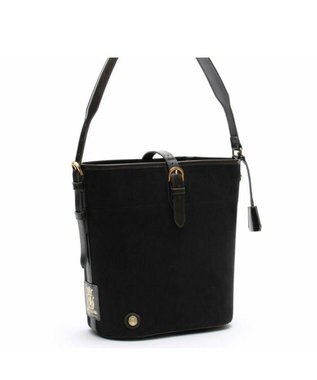 A.D.M.J. 【ファブリック】スエードプラス/バケットトートM ブラック