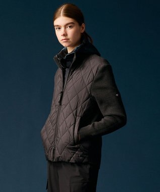 JOSEPH ABBOUD MOUNTAIN 【軽量/防風性】中綿キルトコンビ ニット