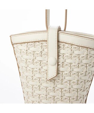 UNBILLION kakatoo ハンドメッシュバケツスマホショルダー アイボリー