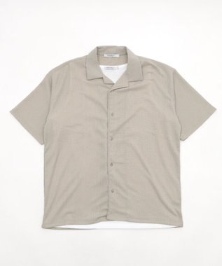 WEGO アンサンブルサッカーシャツ(SS) グレー