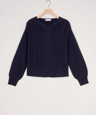 ONWARD Reuse Park 【any SiS】ニット秋冬 ネイビー