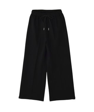 YECCA VECCA スウェットライクイージーパンツ Black