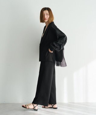 YECCA VECCA スウェットライクイージーパンツ Black