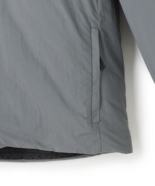 J.PRESS MEN 【WEB・一部店舗限定】フーデット ダウンジャケット ライトグレー系