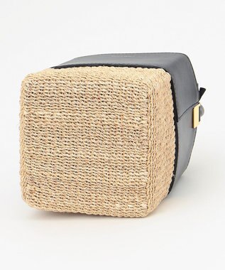 23区 VIOLAd'ORO MIRO スクエアバスケット バッグ ブラック