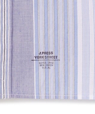 J.PRESS YORK STREET 【UNISEX】マルチストライプ シャツ サックスブルー系7