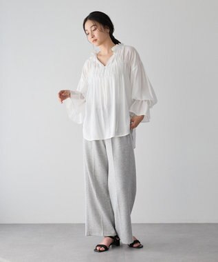 YECCA VECCA スウェットライクイージーパンツ Gray