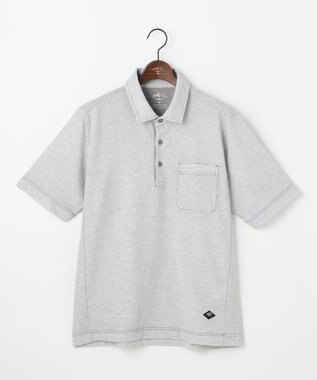 JOSEPH ABBOUD MOUNTAIN 【ゆったり】グリットワッフル　アウトドアポロ シャツ