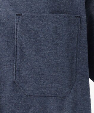 JOSEPH ABBOUD MOUNTAIN 【SPACE】OGスラブプレーティング天竺 ポロシャツ ブルー系