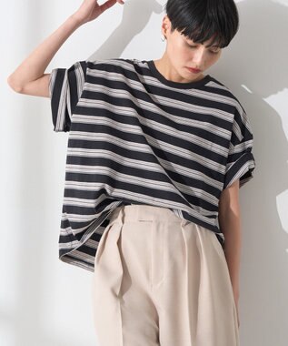 AMERICAN HOLIC レトロボーダープルオーバー Black