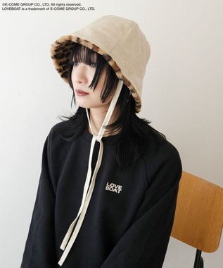 Green Parks ■ＬＯＶＥ　ＢＯＡＴ　スエード調ハット Ivory