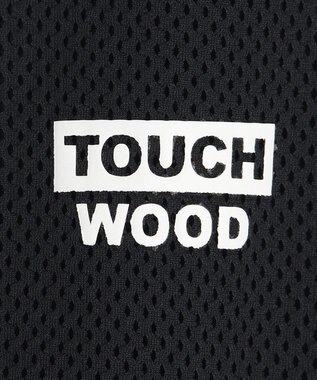 PW CIRCULUS 【WOMEN】【2SET/吸汗速乾/消臭/ストレッチ】ドルマンスリーブメッシュ シャツ + モックネックインナー ブラック系