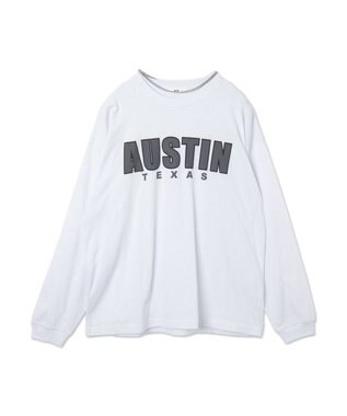 WEGO アクセ付きグラフィックT（LS） ホワイト