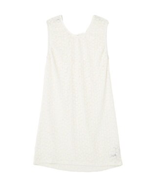 earth music&ecology 【2WAY】レースギャザーワンピース Off White