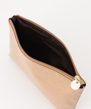 UNBILLION cachecache パーテーションキャンバストートバッグL アイボリーキャメル