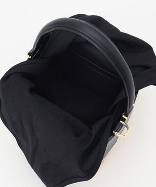 23区 VIOLAd'ORO MIRO スクエアバスケット バッグ ブラック