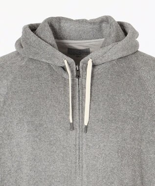 JOSEPH ABBOUD MOUNTAIN 【SPACE】OGスラブパイル パーカー ライトグレー系