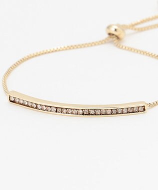 組曲 ストーンラインブレスレット ゴールド系