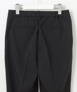 J.PRESS LADIES L 【セットアップ対応・洗える】DRYウーステッド テーパード パンツ ブラック系