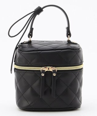 組曲 キルティングバニティバッグ ブラック系