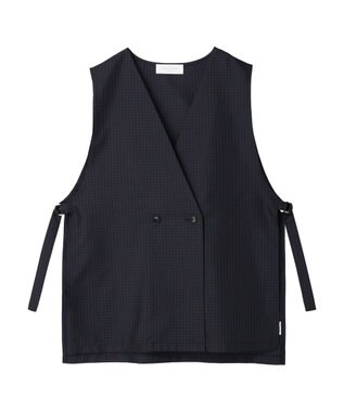 Green Parks アソート柄薄手ベスト Check