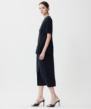 ICB 【撥水・UVケア・洗える】 プルーフ4WAYタフタ スカート ネイビー系