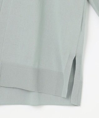 J.PRESS LADIES L 【洗える・UVケア】 サマー カーディガン ライトグリーン系