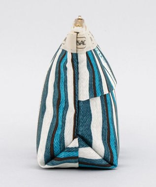 LeSportsac SMALL SLOAN COSMETIC/ティールグリーンストライプ ティールグリーンストライプ