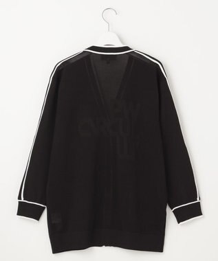 PW CIRCULUS 【WOMEN】ライン カーディガン ゴルフウェア レディース ブラック系