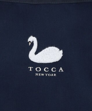TOCCA PUFFY ICON SUBBAG サブバッグ【星風まどかさん着用】 ネイビー×スワン