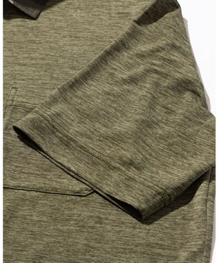 JOSEPH ABBOUD MOUNTAIN 【接触冷感・男女兼用】クールスキンガードポロシャツ カーキ系