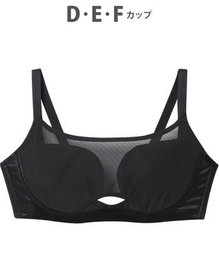 WACOAL ノンワイヤーブラ 【小さく見せるブラ】 高さをおさえてコンパクトに バスト位置アップ 脇すっきり Hカップまで対応 大きいサイズ レディース BMM122 /ワコール