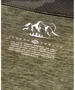 JOSEPH ABBOUD MOUNTAIN 【接触冷感・男女兼用】クールスキンガードポロシャツ カーキ系