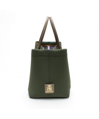 A.D.M.J. 【A4収納可】【魔法のように軽い】マジックライト/キューブトート34cm KHAKI,L