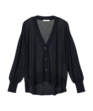 Green Parks さらっと　Ｖネックカーディガン Navy