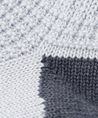 23区GOLF 【23Fondation】ショート丈 ソックス ライトグレー系