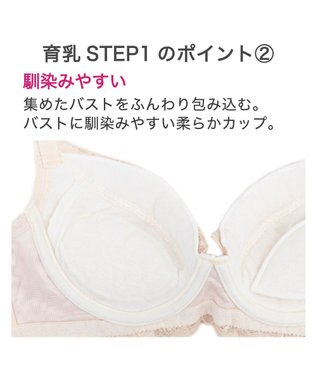 BRADELIS New York 【BRADELIS New York / 育乳補整ブラ・STEP1 集める】ウェンディステップ1ブラ24S2 シャンパン