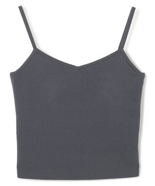 uncrave スムースニット キャミソール(カップ付き) ブルーグレー