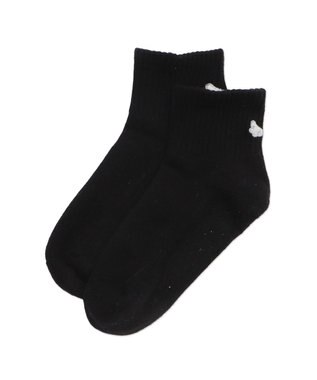 WEGO バック刺繍アンクルパイルソックス 柄1