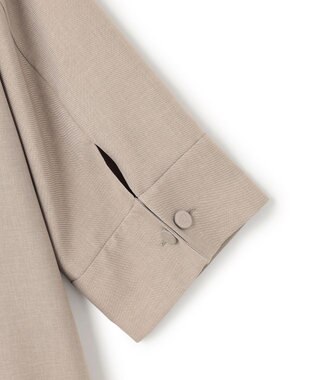 ICB 【WEB＆一部店舗限定】SerikaWorsted シャツブラウス ベージュカーキ