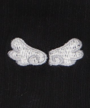 WEGO バック刺繍アンクルパイルソックス 柄1