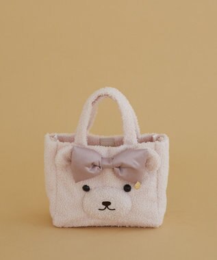 Maison de FLEUR リボンベアショルダートートバッグ