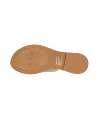 INTER-CHAUSSURES 【ITALIAN SHOEMAKERS】メタルモチーフトングサンダル ライトベージュ雑材
