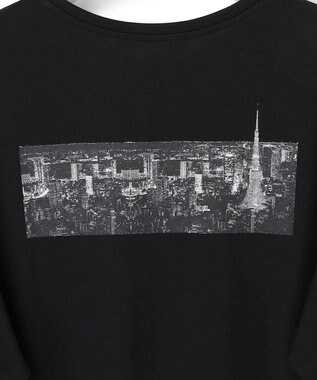 ICB L 【30th ANNIVERSARY】 TOKYOフォトプリント ロングスリーブTシャツ ブラック