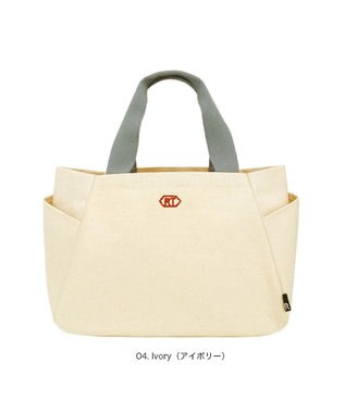 ROOTOTE 3671【仕切り+自立】LT.デリ.パルーティ.キャンバス-A 04：アイボリー
